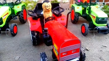 Diy Tractor Trolley Truck wheat Loading mini Science Project, DESHI HACKS 3