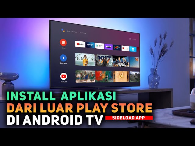 Install Aplikasi Dari Luar Google Play Store di Android TV - Cara Pindah File APK u0026 Izin Pemasangan class=