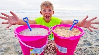DIY Edible Sand vs Real Sand Prank!!