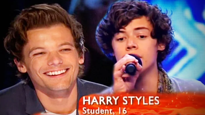 Louis Judging Harry on America's Got Talent (larry...