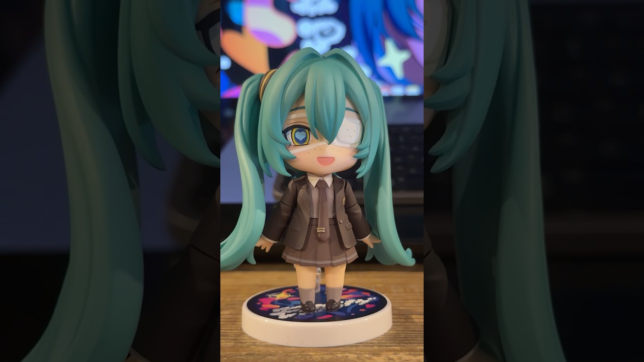 モニタリングのねんどろいど予約受付中👁️ #初音ミク #DECO27