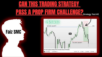 Prop Firm Trading Strategy Backtest  - Did it Pass? (Faiz SMC Midas Model)