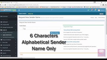 How to Apply Sender Names with SMSGatewayCenter.com