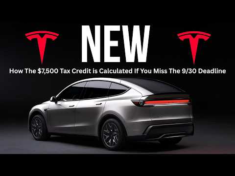 Navigating the $7,500 Tesla Tax Credit After September 30th