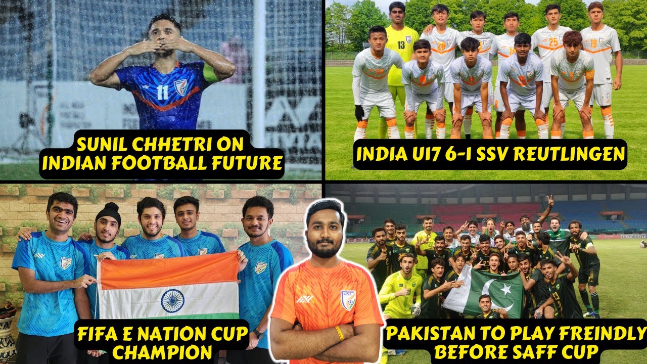Sunil Chhetri on Indian Football FutureIndia U17 big winPakistan arrange big friendly before