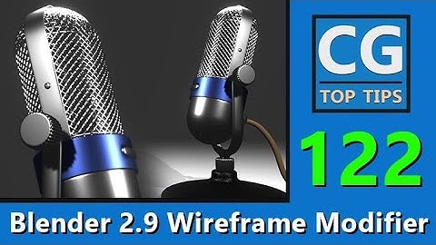 Wireframe Modifier in Blender