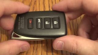 DIY  LEXUS How to change SmartKey Key fob Battery on Lexus RX350 ES350 RX450