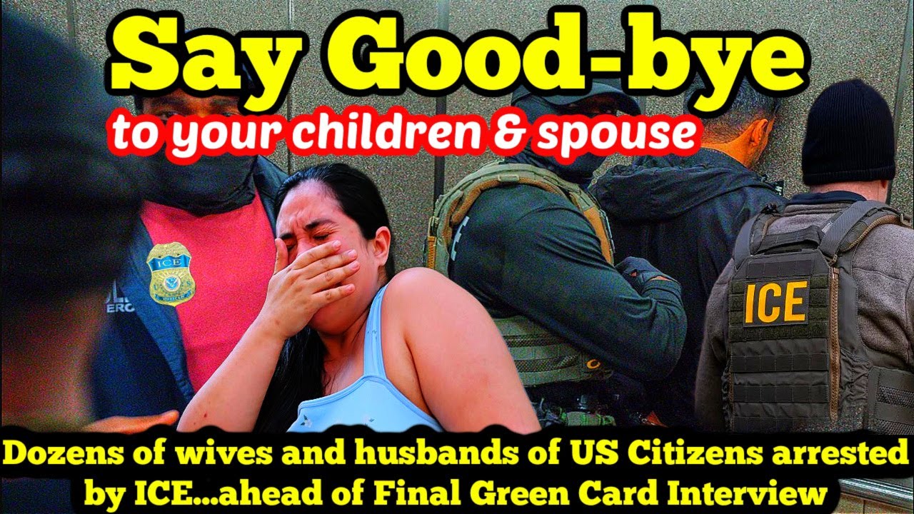 ICE Arresting Husband and Wives at Final Green Card Interview - YouTube
