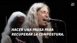 Patti Smith olvida canción de Bob Dylan durante el Premio Nobel