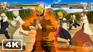 All Hokages Ultimate Jutsus\/Team Ultimate Jutsus (4K 60fps) - Naruto Storm Connections
