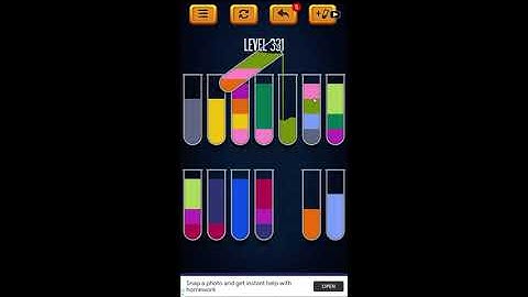 Water Sort Puzzle - Color Liquid Sorting Game Level 331 Solution