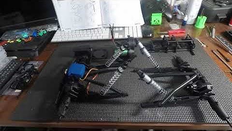 Axial SMT10 Build **PART 2** (Shocks, Transmission, Battery Compartment, Receiver Box)!!!