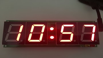 7 Segment Alarm Clock using Arduino nano and Infrared remote