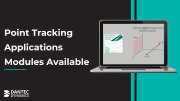 Point Tracking applications modules available with Istra4D 4.6.