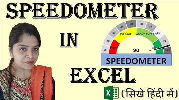 Speedometer Chart in Excel | Excel Chart and Infographics | Excel Infographics in Hindi (PART-2)