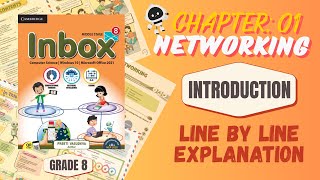 🔥Chapter 1: Networking | Lesson 1 I Class 8 | Cambridge Inbox 2025-26 | Easy Explanation 🎓