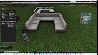 Blender for Second Life - Santorini Sectional Sofa Build - Part 3