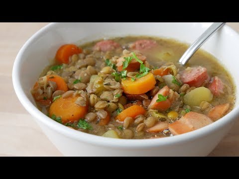 Linsensuppe selber machen - leckeres Linsensuppe Rezept. 