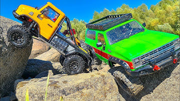 RC Cars Stone OFF Road 4x4 – Gmade Buffalo vs Axial SCX10 II