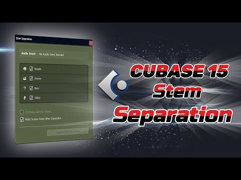 Stem Separation In Cubase 15 الذكاء الاصطناعي داخل كيوبيز 15 جرب بنفسك فصل التراكات 