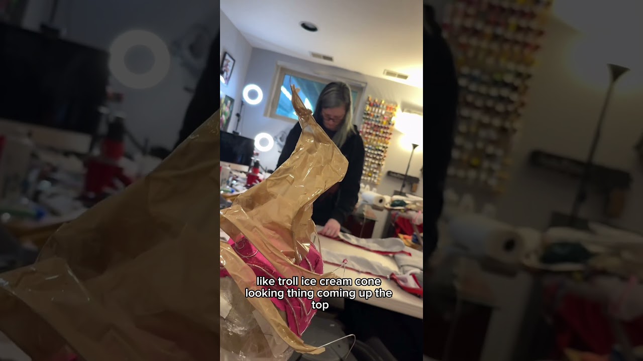 Making a felt wig! #aira #dandadan #wig