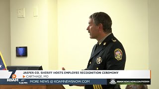 Jasper County Sheriff recognizes the hard work of his employees