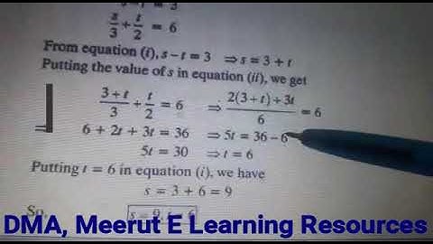 Pair of Linear Eq. in 2 variables(Part V)|Maths X|Ms. Anjana Goswami|DMA Meerut E Learning Resources