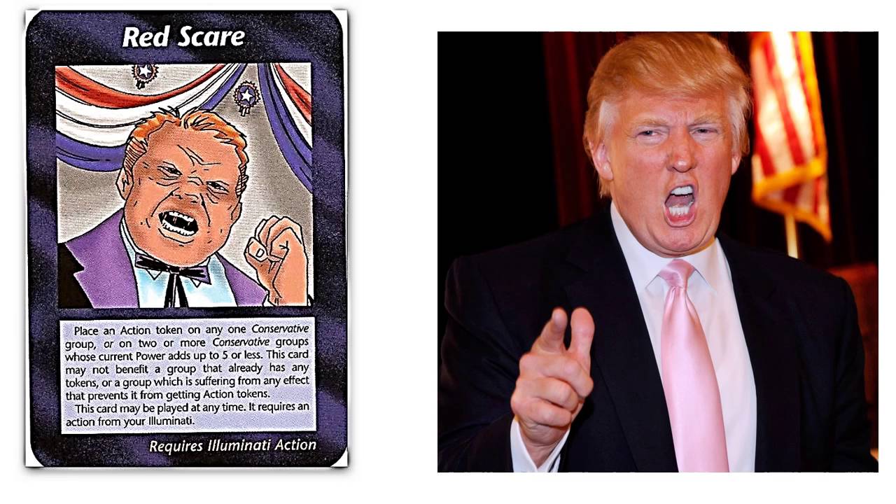 Image result for trump photo 2011 illuminati card