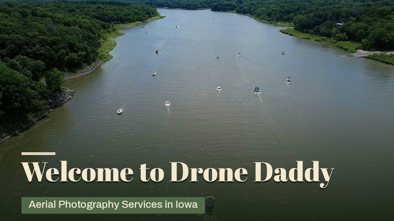 Featured aerial drone video by Drone Daddy Iowa