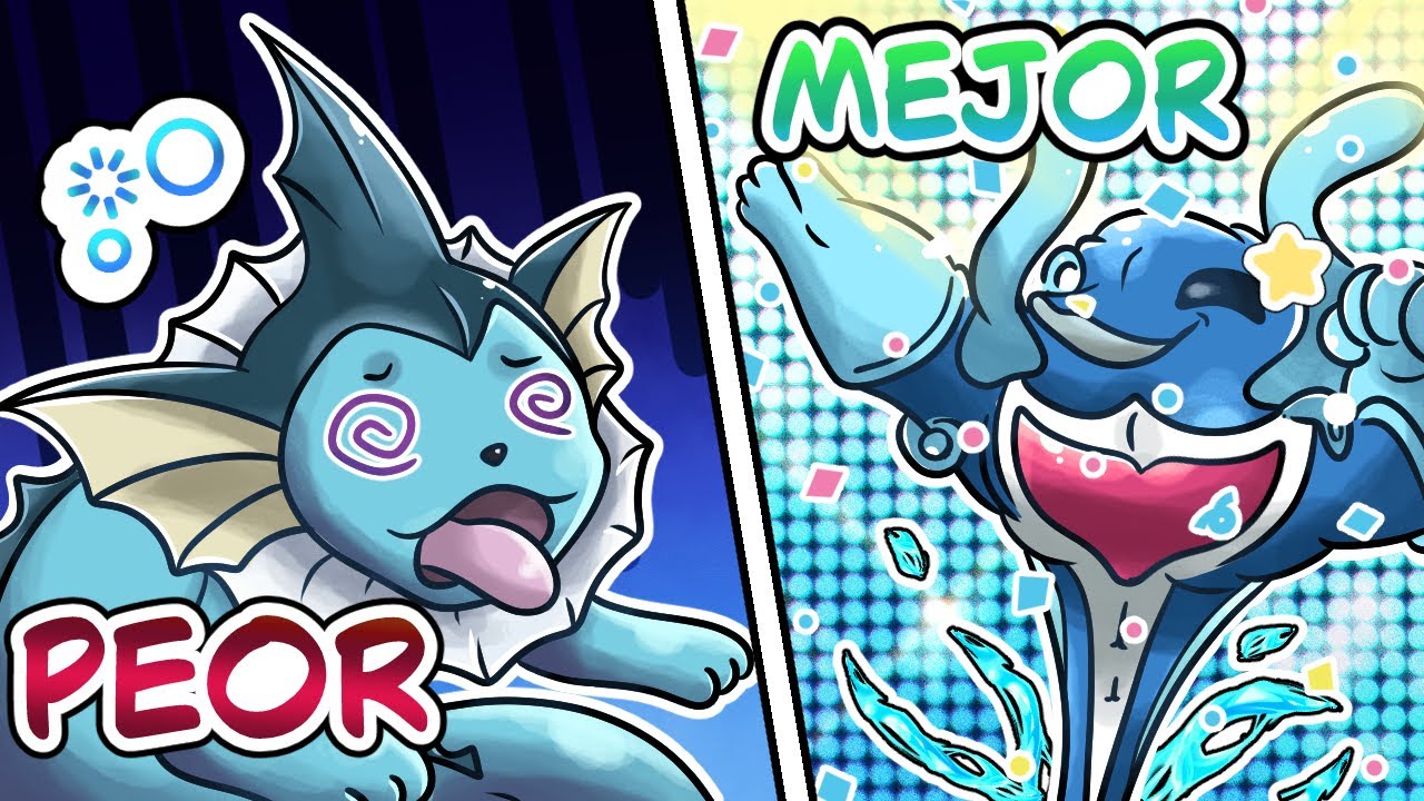 El PEOR y MEJOR Pokémon de TIPO AGUA en cada generación
