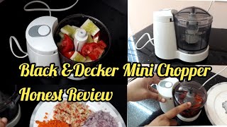 Black & Decker Mini Chopper Review/Space saving durable Electric chopper 