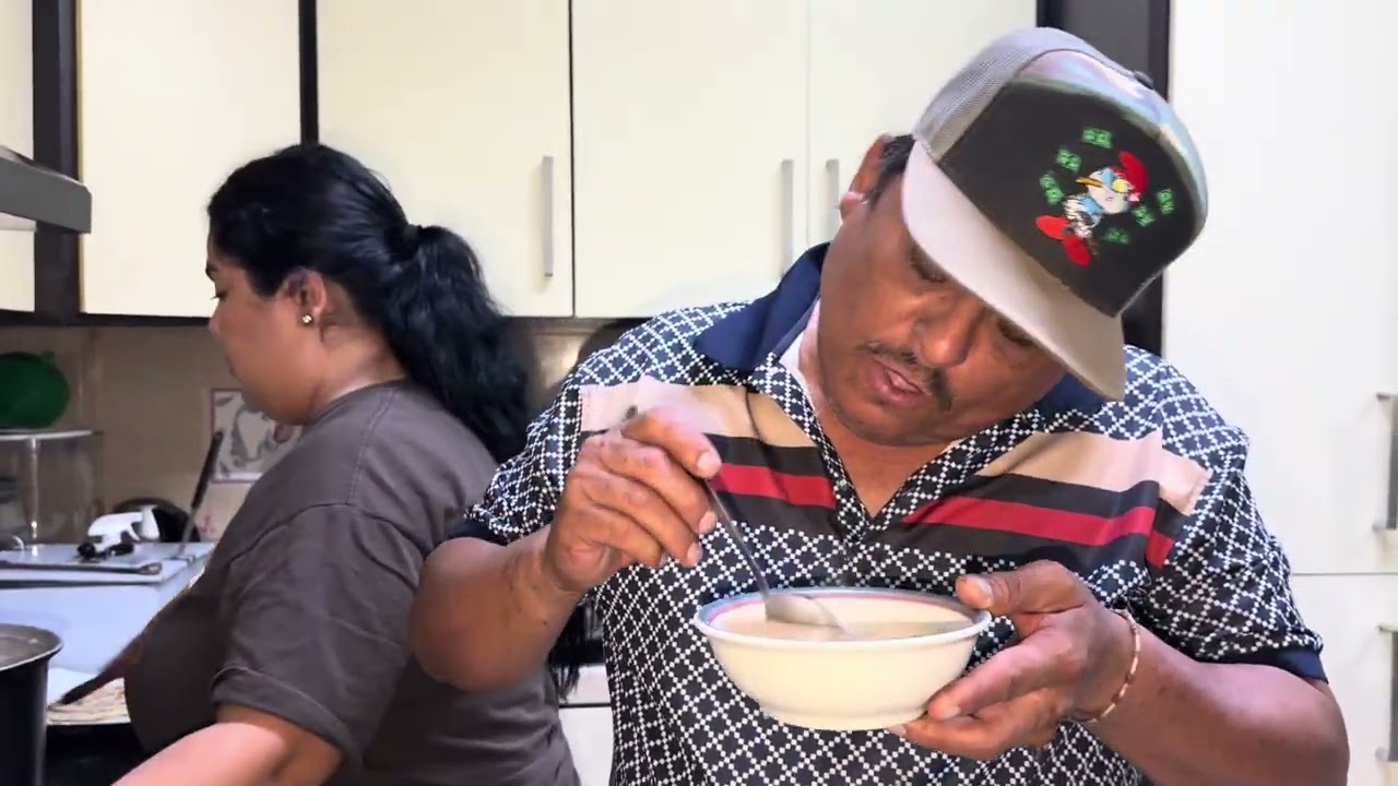 Agradable noche / Cenando en Familia en el rancho 