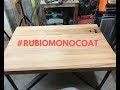 Utiliserappliquer rubio monocoat plateau table htre useapply rubio monocoat beech table top