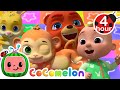 Boogie time dance contest with jjs animal friends  cocomelon  nursery rhymes  cartoons for kids