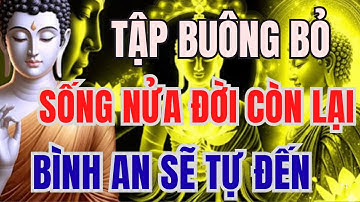 NGHE LỜI PHẬT DẠY HAY NHẤT: SỐNG TRẦM TĨNH ĐỂ NỬA ĐỜI SAU ĐƯỢC AN NHIÊN, TỰ TẠI