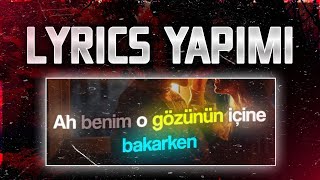 Telefondan Lyrics Dalgalı Yazı Nasıl Yapılır ?? Android Eğitim Türkçe