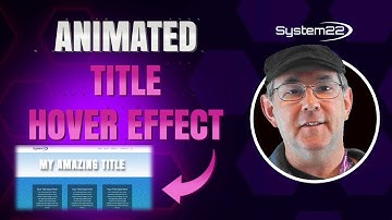 Divi Theme Animated Title Hover Effect 👍👍