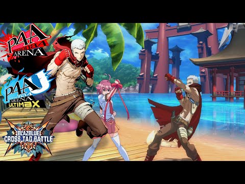 Akihiko Sanada Unique Intros And Victory Quotes | P4A P4Au Blazeblue Cross Tag Battle