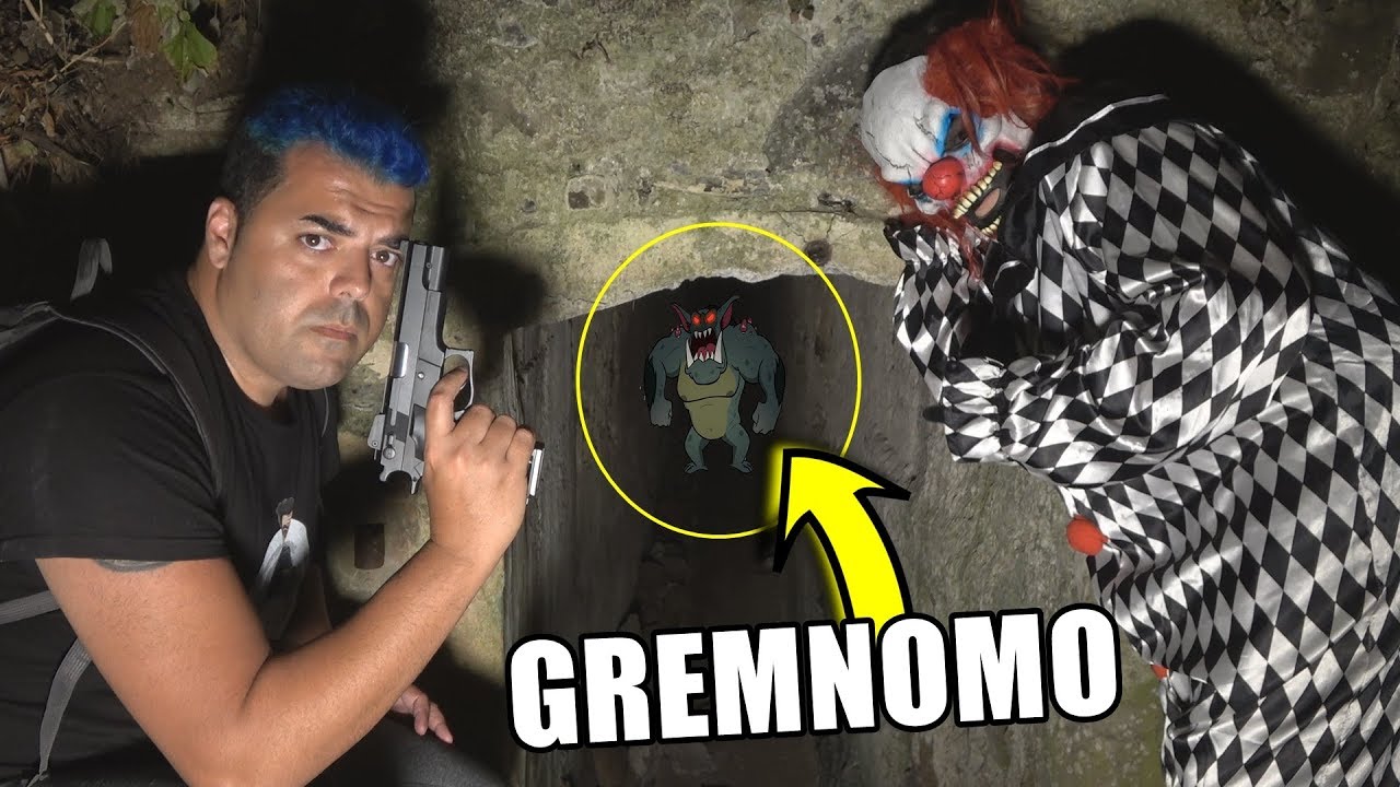 EL PAYASO Y YO entramos en la CUEVA del GREMNOMO de GRAVITY FALLS en la vida real el payaso de la mecedora