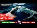 Megalodon vs paus raksasa part 2  part 3 ikanhiuraksasa megalodon paus viral