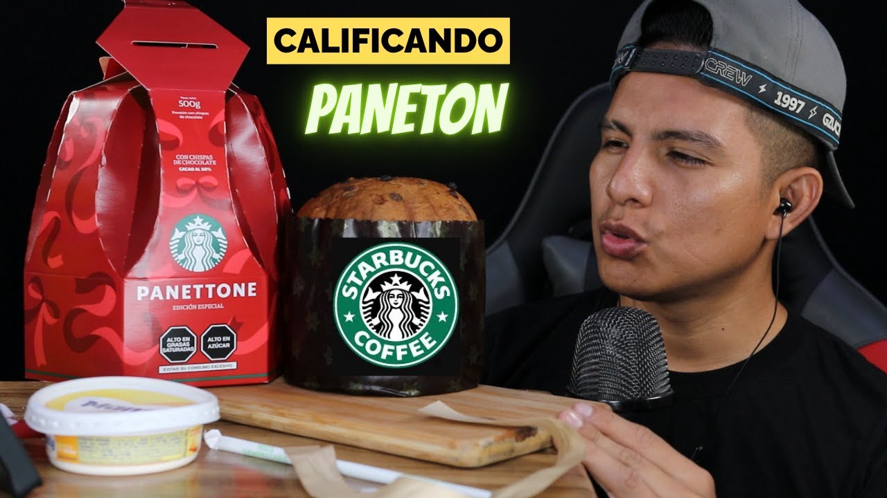 CALIFICANDO PANETON DE STARBUCKS - ASMR