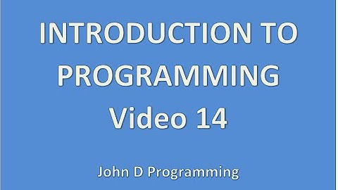 Video14 - Looping Example "Zip Code Lookup Program"