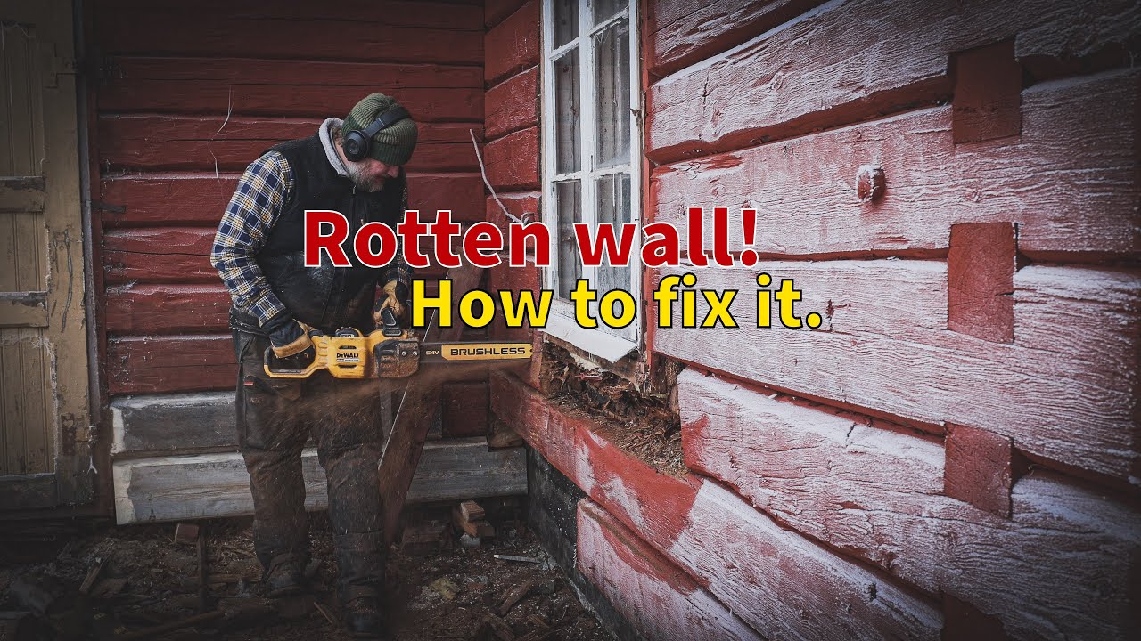 Hidden Rot Destroyed the Log Wall — Here’s How I Fixed Everything