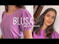 BLUSA COM MANGA PARA INICIANTES