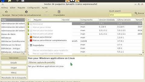 como descargar wine y q4wine para canaima