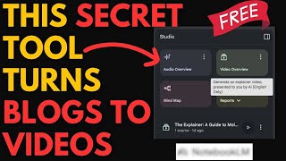 FREE Tool Turns Articles Into Videos In 1 Click!  (insanely good)