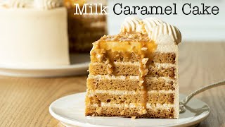Addictive Milk Caramel Cake (Russian Golden Key Cake)