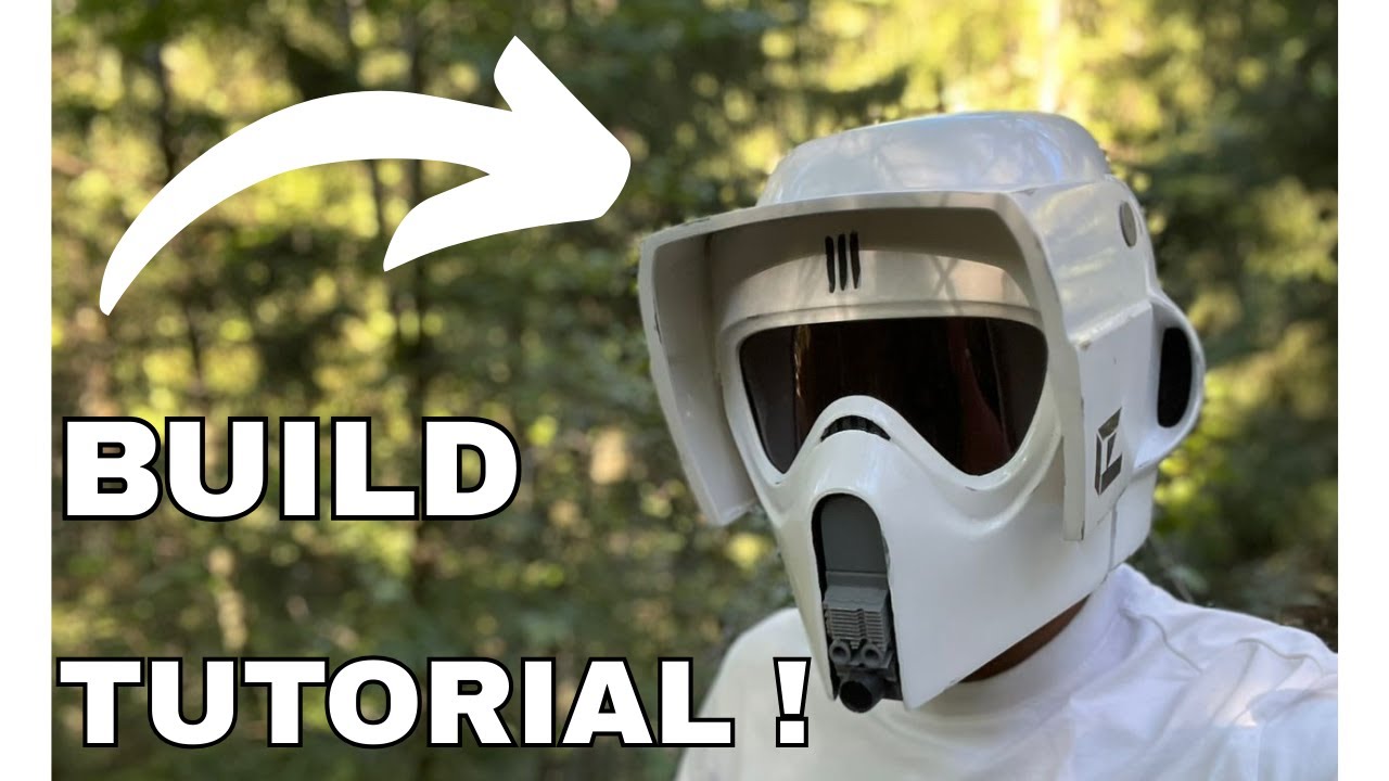 Scout trooper helmet | BUILD TUTORIAL - YouTube