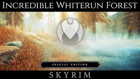 INCREDIBLE GREAT FOREST OF WHITERUN | Skyrim SE Ultra High ENB Photoreal Graphics | Nvidia GTX 1080