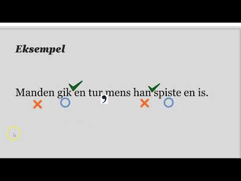 Video: Forskellen Mellem Grammatik Og Tegnsætning